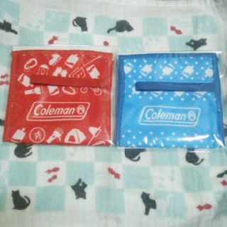 コールマン(Coleman)の【非売品】青色&赤色２個セット クーリッシュ×コールマン カバータオル(タオル/バス用品)