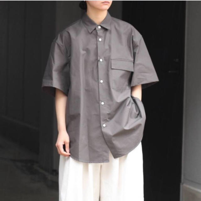 SUNSEA - stein - Over Sleeve SS Shirt Concreteの通販 by kevin｜サンシーならラクマ 新作安い