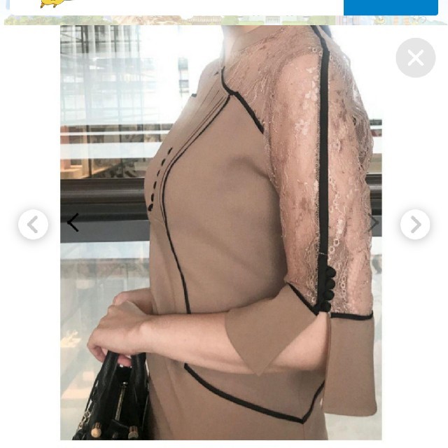 SNIDEL - おかゆ様専用 レース ジョーゼットタイトワンピース新品の