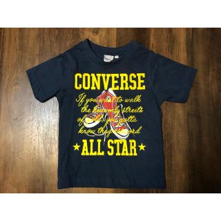 コンバース(CONVERSE)の【新品】CONVERSE キッズTシャツ　110size ロゴTシャツ(Tシャツ/カットソー)