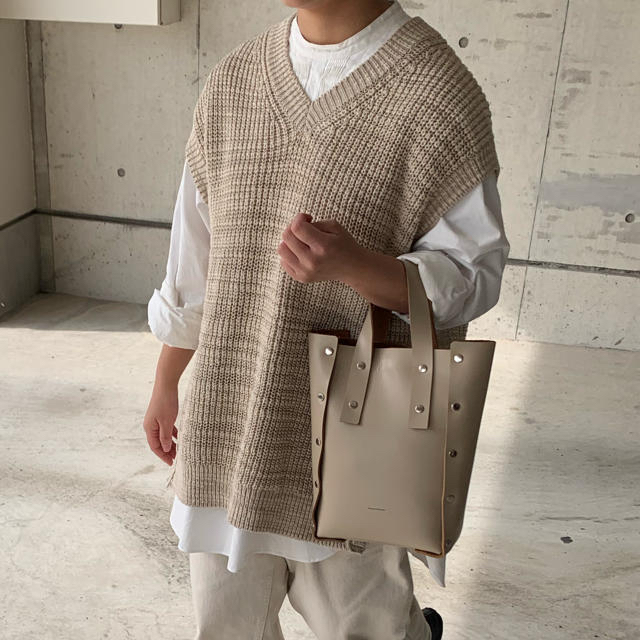 【Henderscheme Assemble hand bag】M beige