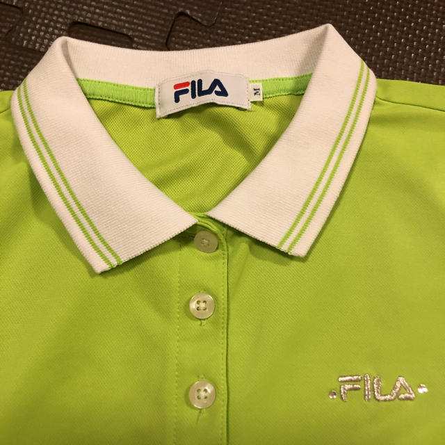 FILA(フィラ)のFILA レディース ポロシャツ　Mサイズ スポーツ/アウトドアのランニング(ウェア)の商品写真