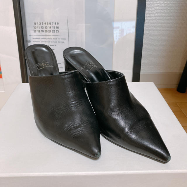 Ameri VINTAGE(アメリヴィンテージ)のAmeri パンプスBLACK レディースの靴/シューズ(ハイヒール/パンプス)の商品写真