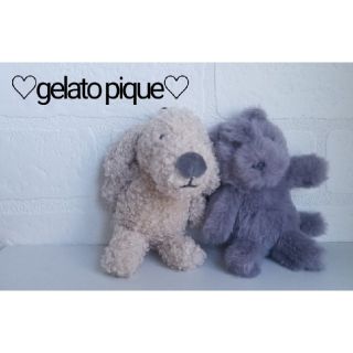 ジェラートピケ(gelato pique)のsweet付録◆ジェラートピケ キャット&ドック チャーム 2個 セット 新品(チャーム)