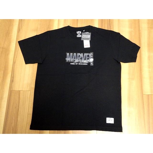 UNIQLO(ユニクロ)のXLサイズ マーベル UT Tシャツ ブラックパンサー MARVEL ユニクロ メンズのトップス(Tシャツ/カットソー(半袖/袖なし))の商品写真