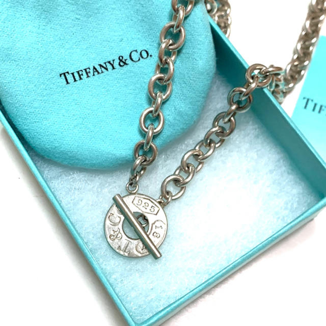 まったサー Tiffany & Co. - 希少★Tiffany ティファニー サークル トグル ネックレス 925の通販 by Konon