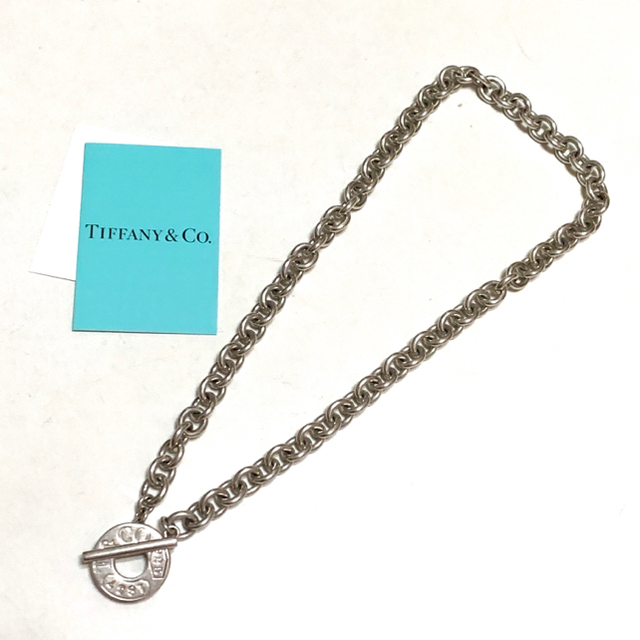 希少☆Tiffany ティファニー サークル トグル ネックレス 925