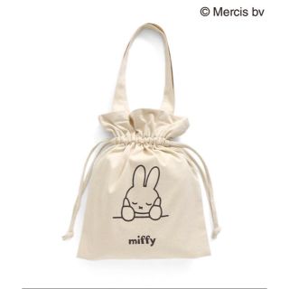 ブリーズ(BREEZE)のBREEZE miffy ミッフィー エコバック チャコール(トートバッグ)