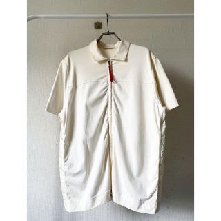 プラダ(PRADA)のイタリア製 prada プラダ 白 ナイロン シャツ カットソー Tシャツ(シャツ)