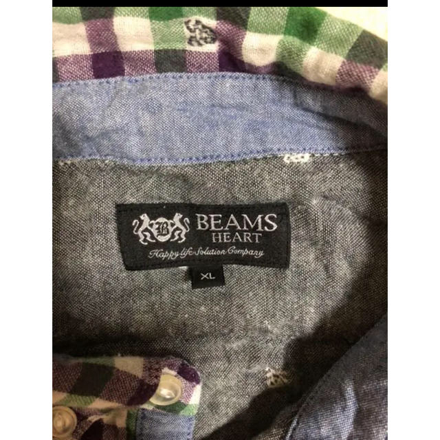 BEAMS(ビームス)のビームス チェックシャツ XL メンズのトップス(シャツ)の商品写真