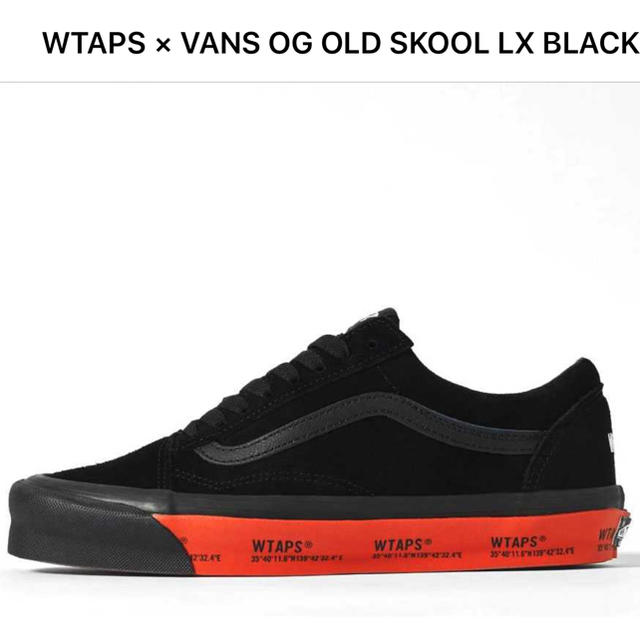 WTAPS × VANS OG OLD SKOOL LX BLACK