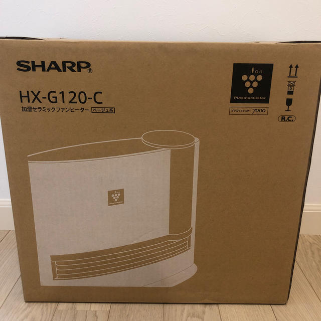 SHARP(シャープ)の新品　SHARP 加湿セラミックファンヒーター スマホ/家電/カメラの冷暖房/空調(ファンヒーター)の商品写真