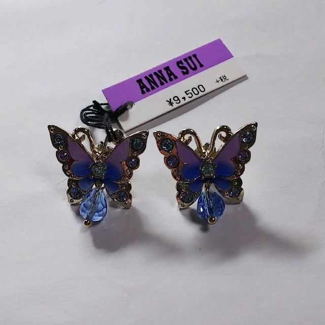 ANNA SUI(アナスイ)の連休セール 新品　未使用　アナスイ バタフライ　蝶　モチーフ 　2way ピアス レディースのアクセサリー(ピアス)の商品写真