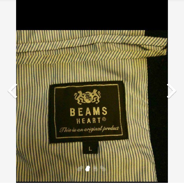 BEAMS(ビームス)のビームス BEAMS ネイビー ショートコート メンズのジャケット/アウター(ピーコート)の商品写真