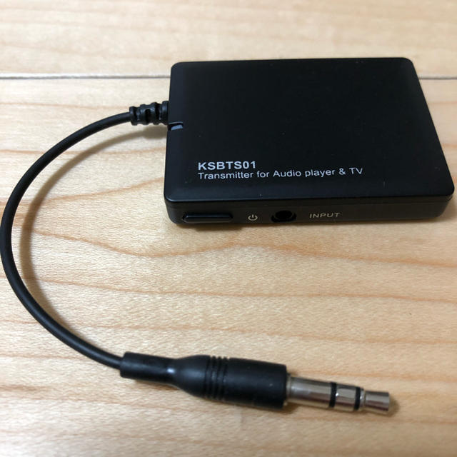 シィーネット Bluetooth送信機 KSBTS01-BK スマホ/家電/カメラのオーディオ機器(その他)の商品写真