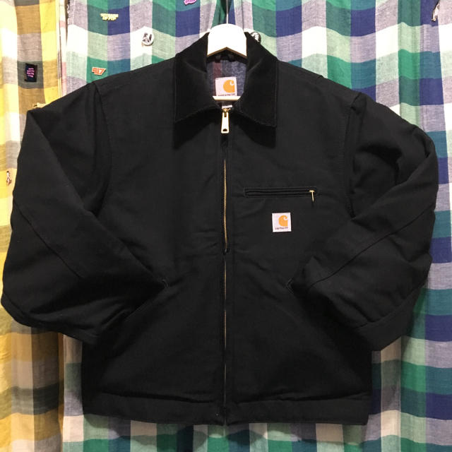 carhartt USA ダッグ地 デトロイトジャケット 裏地 ブランケット