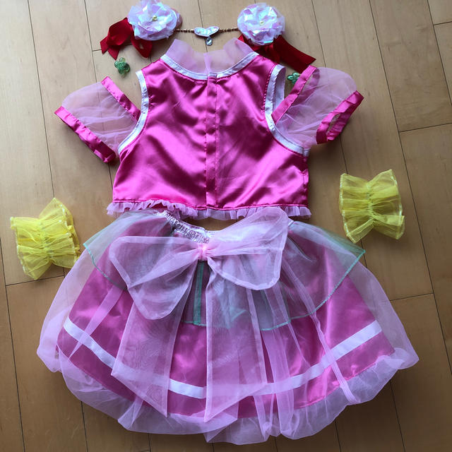 BANDAI(バンダイ)のプリキュア キュアエールコスチューム アクセサリーセット付き エンタメ/ホビーのコスプレ(衣装一式)の商品写真