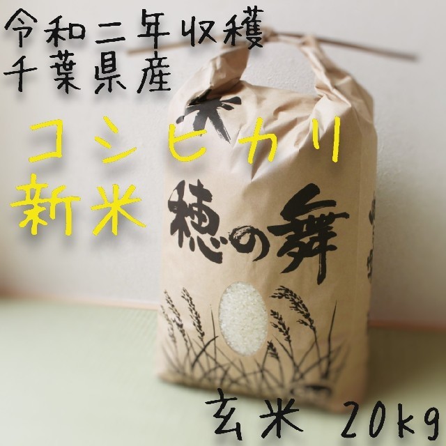 【玄米20kg】コシヒカリ 令和2年収穫 千葉県産自信あります