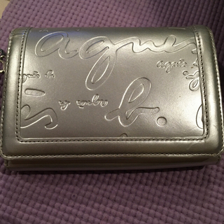 アニエスベー(agnes b.)のシルバー財布(財布)