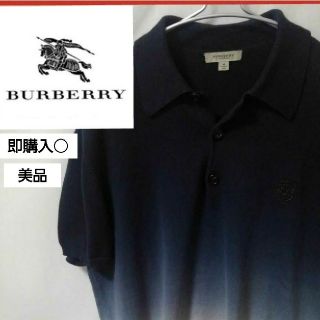 バーバリー(BURBERRY)のレア！美品！BURBERRY グラデーションポロシャツ(ポロシャツ)