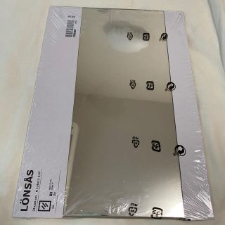 イケア(IKEA)のIKEA 貼る鏡 LONSAS ミラー(壁掛けミラー)