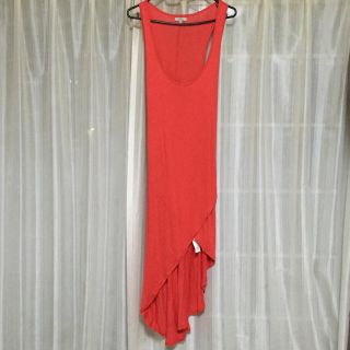 ザラ(ZARA)の新品・未使用★ZARAのオレンジワンピ♡(ミニワンピース)