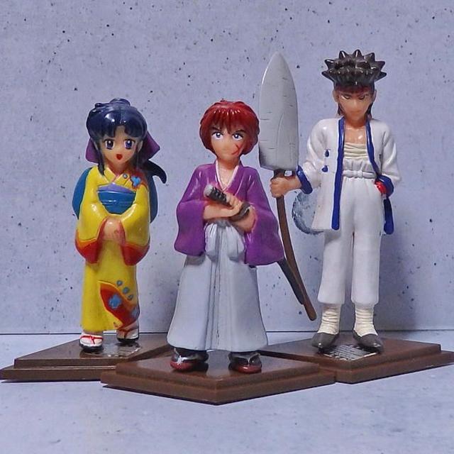 BANPRESTO - 緋村剣心、神谷薫、相楽左之助 フィギュア