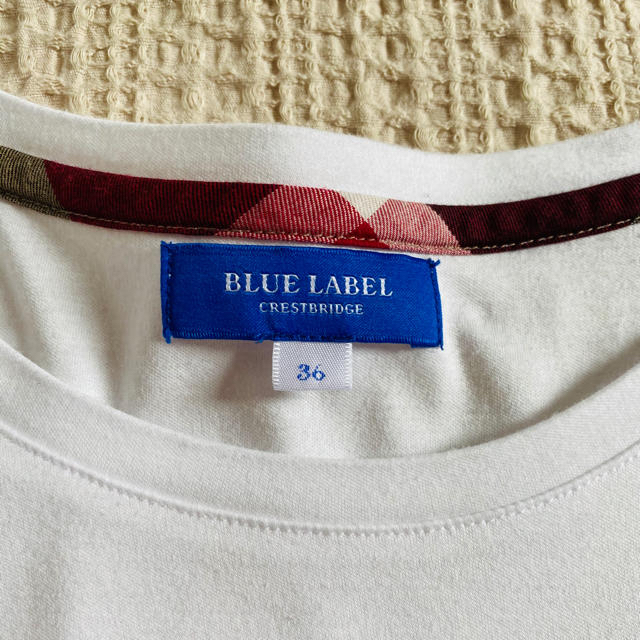 BURBERRY BLUE LABEL(バーバリーブルーレーベル)のクレストブリッジ ブルーレーベル　Tシャツ レディースのトップス(Tシャツ(半袖/袖なし))の商品写真