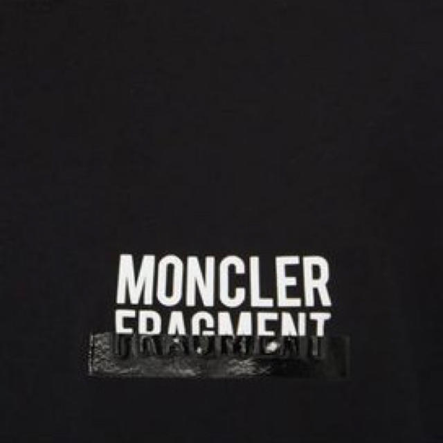 モンクレール  フラグメント ロゴ スターTシャツ L　ブラック