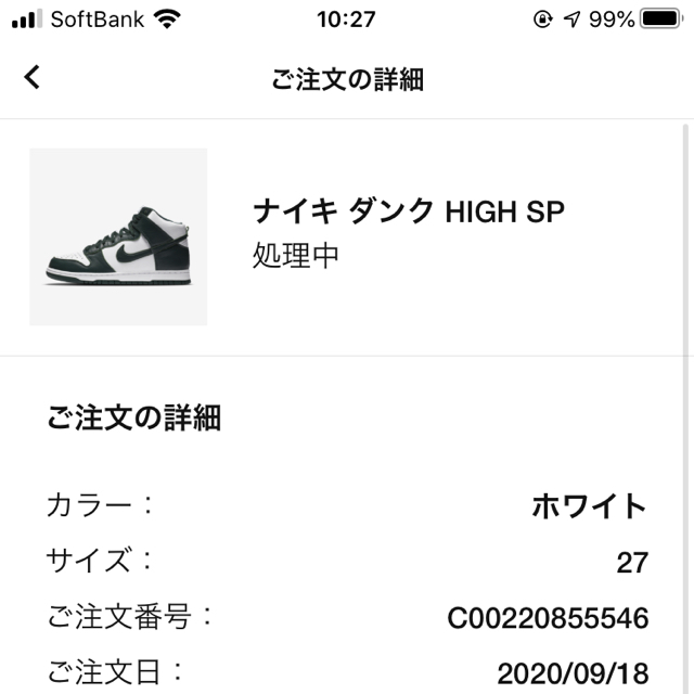 NIKE(ナイキ)のNIKE DUNK HIGH SP ダンク ハイ メンズの靴/シューズ(スニーカー)の商品写真