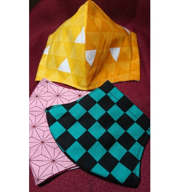 インナーマスク鬼滅の刃（うさぎ様専用） ハンドメイドのハンドメイド その他(その他)の商品写真