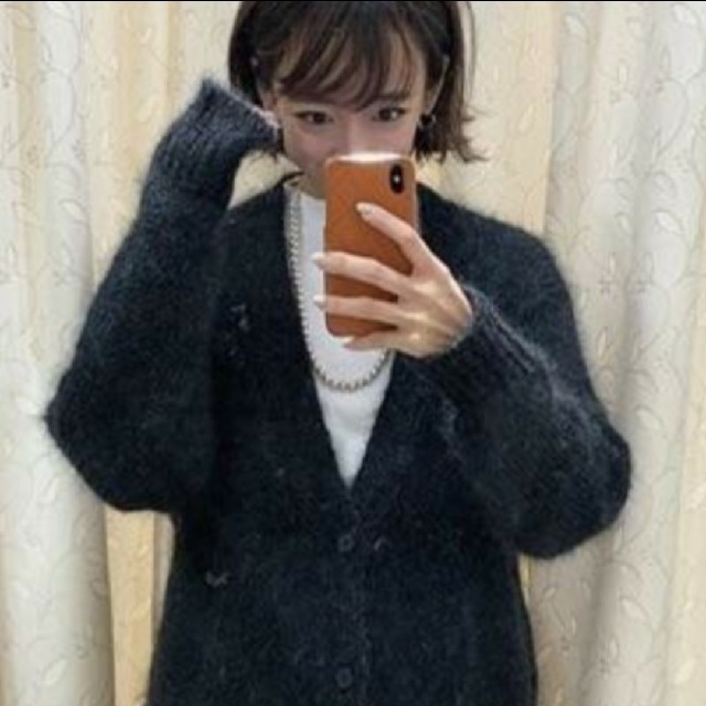 ドゥロワー カーディガン ニット blamink