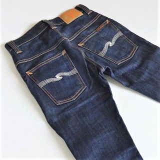 ヌーディジーンズ(Nudie Jeans)のヌーディジーンズTHIN FINN▼ストレッチスキニー▼濃紺▼28▼W約68cm(デニム/ジーンズ)