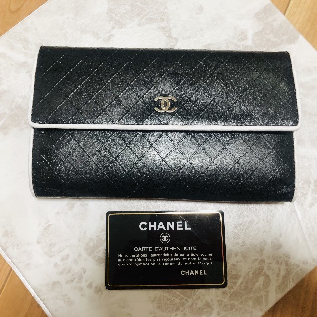 CHANEL☆シャネル ビコローレ バイカラー 長財布