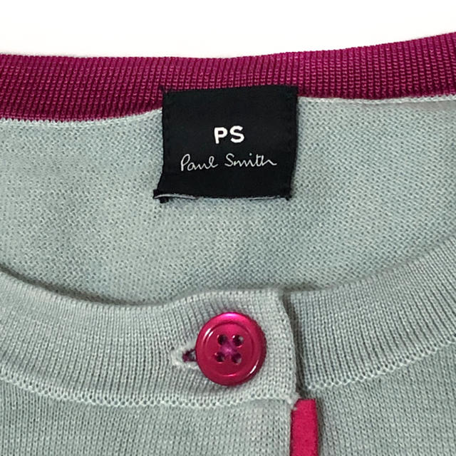 Paul Smith(ポールスミス)のPaul Smith ポールスミス★長袖カーディガン パイピング ライトブルー レディースのトップス(カーディガン)の商品写真