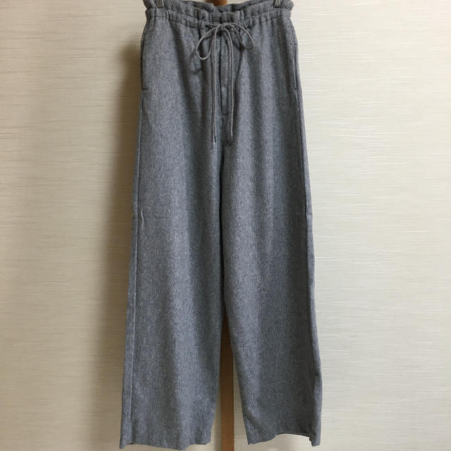 argue MANTECO WOOL MELLOW PANTS GRAY レディースのパンツ(カジュアルパンツ)の商品写真