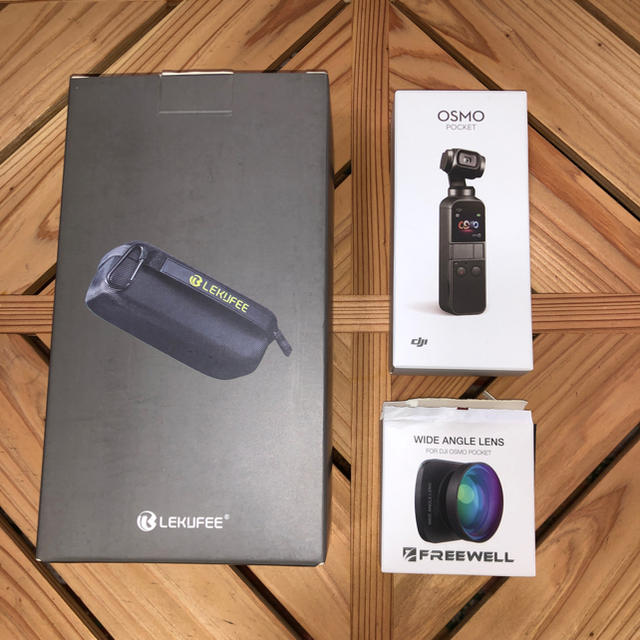 お見舞い DJI osmo pocket +レンズ(freewell)、ケース、SDset ビデオカメラ お見舞い DJI osmo pocket +レンズ(freewell)、ケース、SDset ビデオカメラ