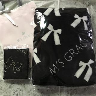 エムズグレイシー(M'S GRACY)のM's GRACY🎀オリジナルエコバッグ&ブランケット(エコバッグ)