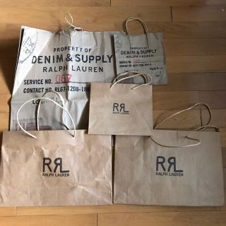 ダブルアールエル(RRL)のrrl RRL デニムアンドサプライ　紙袋(ショップ袋)