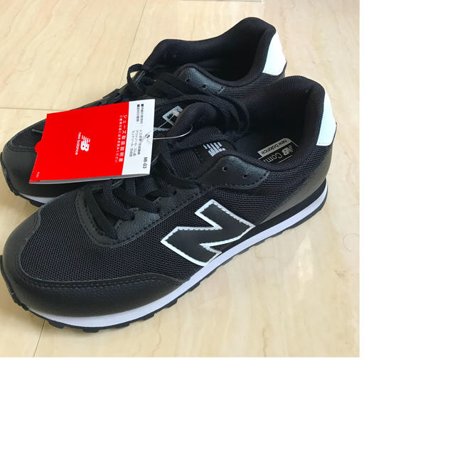 新品、未使用品　New BalanceGW050LA  ブラック　23cm