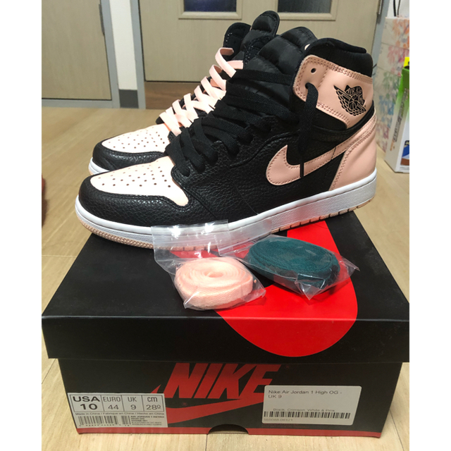 【28cm】Air jordan1 og black pink tint