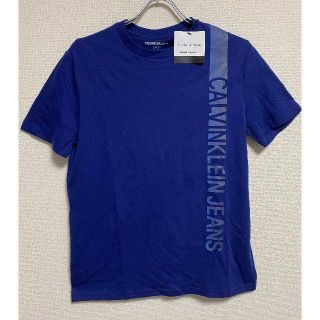 カルバンクライン(Calvin Klein)の新品 M ★ CK カルバンクライン ジーンズ Tシャツ US-S ネイビー(Tシャツ/カットソー(半袖/袖なし))