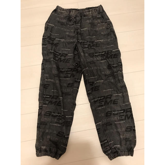 supreme dimensions logo denim skate pant