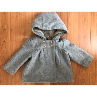 ベビーギャップ(babyGAP)のGAP baby GAP グレー　コート　防寒　90cm 女の子(コート)