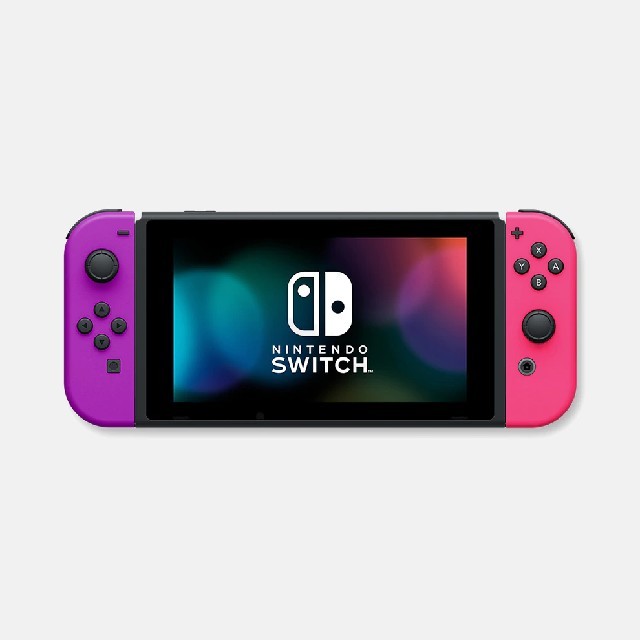 Nintendo Switch - 【新品】Switch本体 ネオンパープル・ピンク【限定