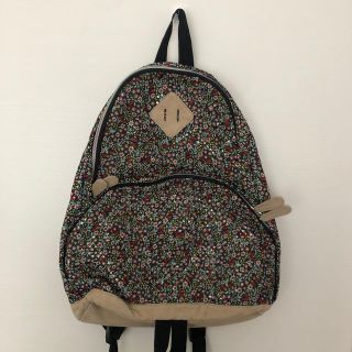 新品【ハンドメイド】花柄 ワイヤーリュック