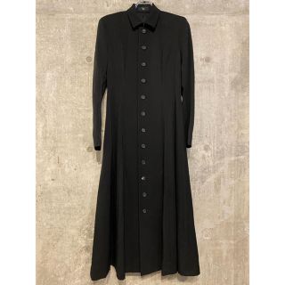 ヨウジヤマモト(Yohji Yamamoto)のヨウジヤマモト ウールギャバ 12連ボタン ロングドレスコート #［733］(ロングコート)