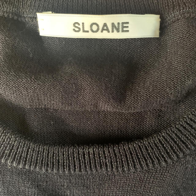 DEUXIEME CLASSE(ドゥーズィエムクラス)のSLOANE スローン コットン半袖ニット レディースのトップス(ニット/セーター)の商品写真