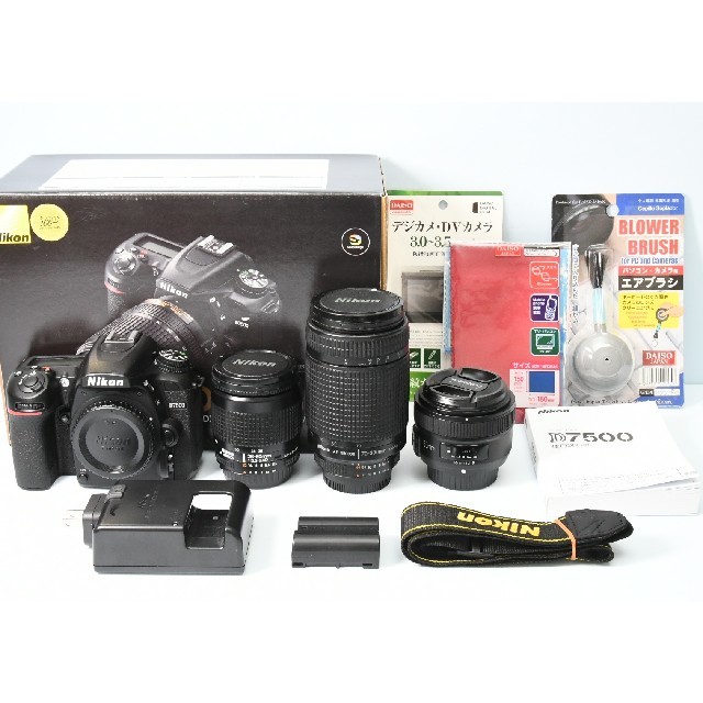 品質至上【有名な】 Nikon D7500 標準&望遠&単焦点トリプルレンズ ...