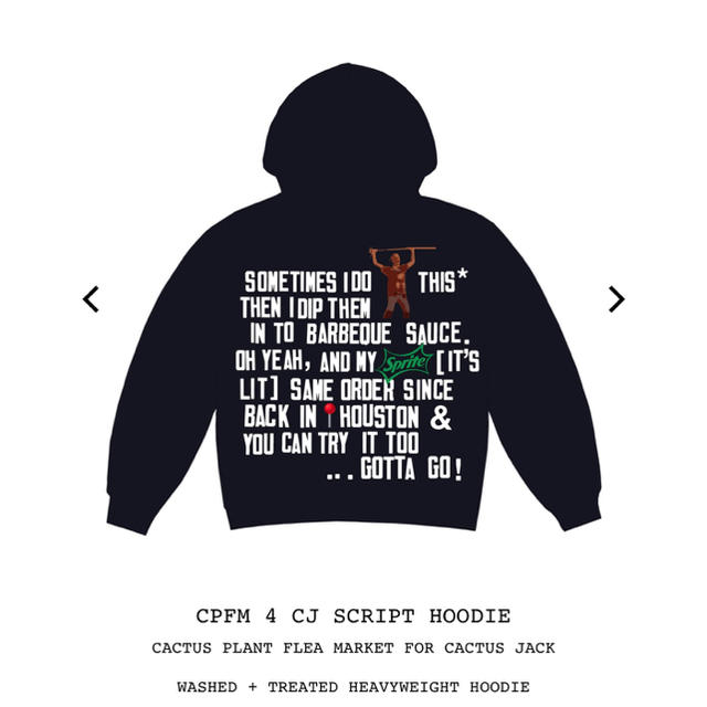 Travis Scott × McDonald コラボ　パーカー　hoodie